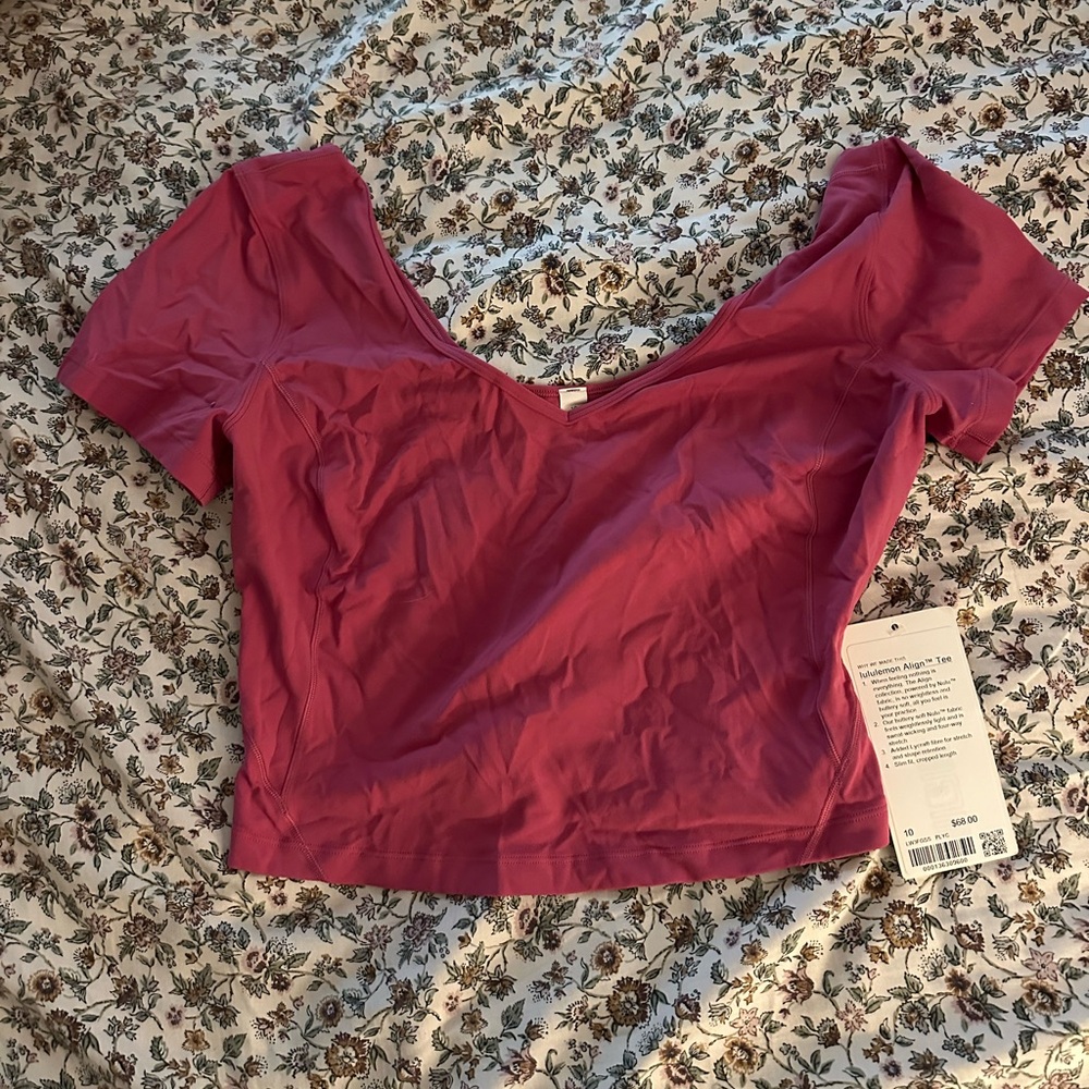 Lululemon Athletica Deep Pink Blouse